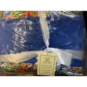 Little Snuggles Happy Super Sonic Minky‎ Lush Blankets 60x80 NIB
